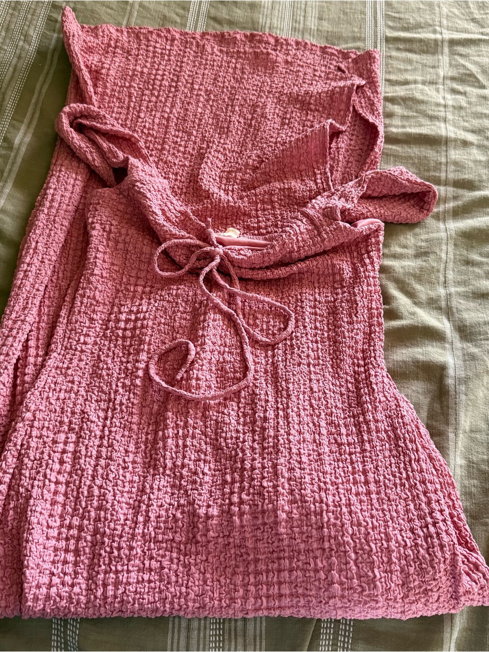 Pink long dress